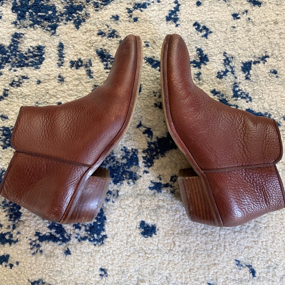 San Edelman Ankle Leather Petty Boots